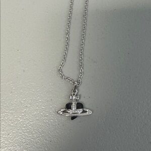 Vivienne Westwood Black Heart Necklace